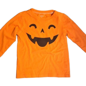 🌟 CARTER'S 4T Pumpkin Long Sleeve T-Shirt 🌟